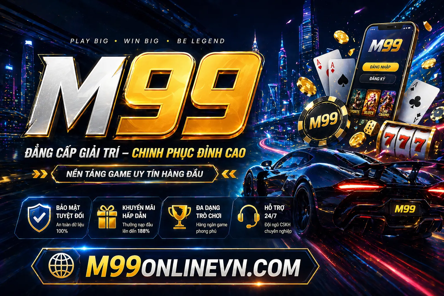 Biểu đồ tăng trưởng, khóa bảo mật, biểu tượng hỗ trợ 24/7 và giao diện thân thiện, minh họa lợi ích khi chơi tại kubet11 nổ hũ